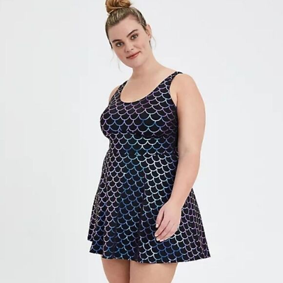 torrid mermaid swim dress Swim Swimsuit Wireless Swim Torrid Mermaid Dress Torrid Mermaid Swim Dress